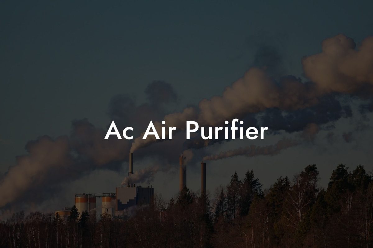 Ac Air Purifier