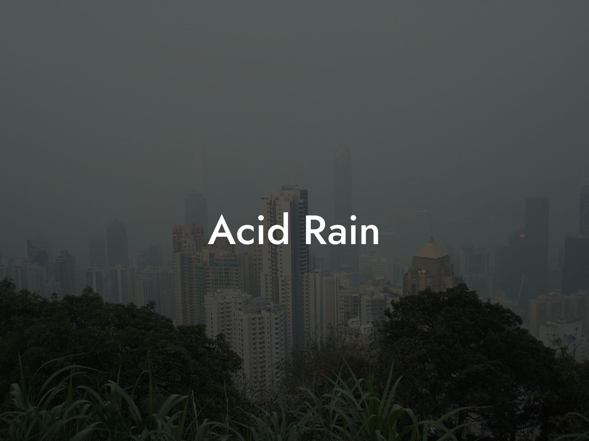 Acid Rain