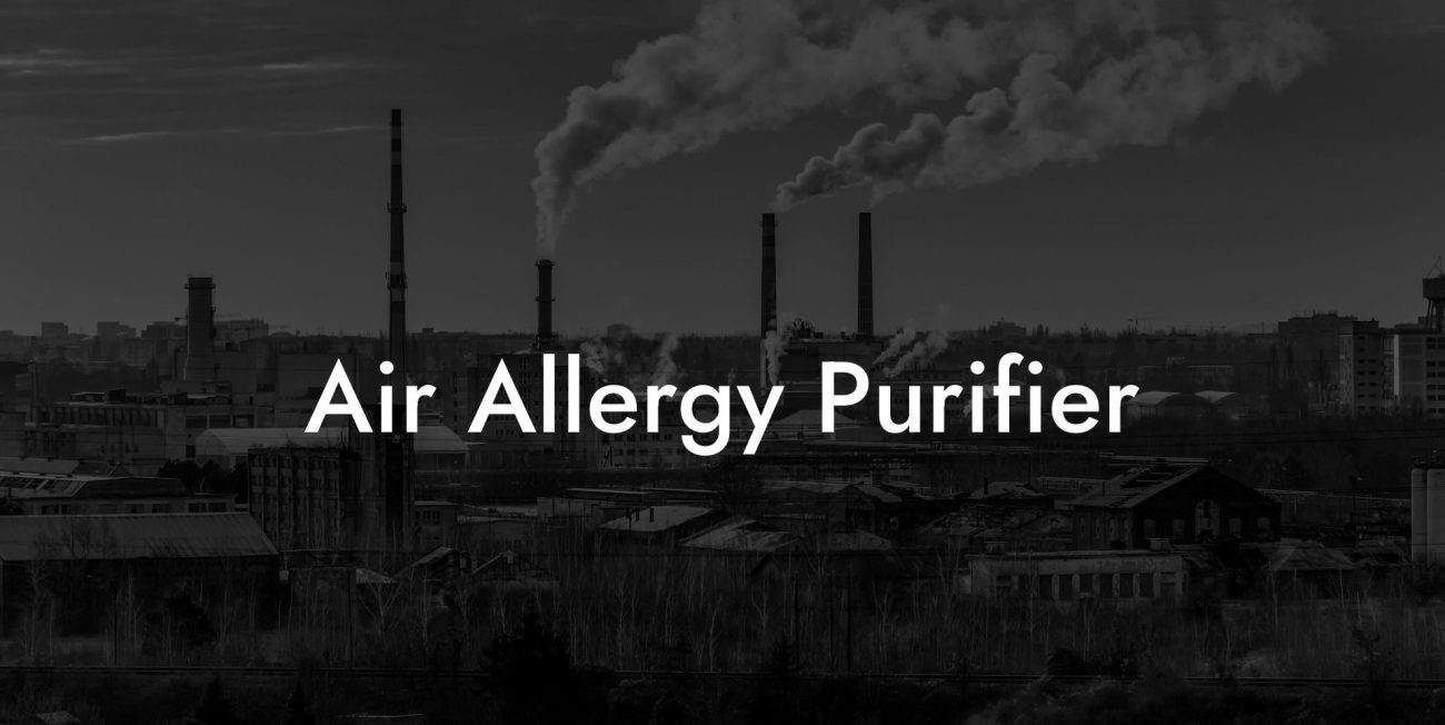 Air Allergy Purifier