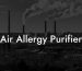 Air Allergy Purifier