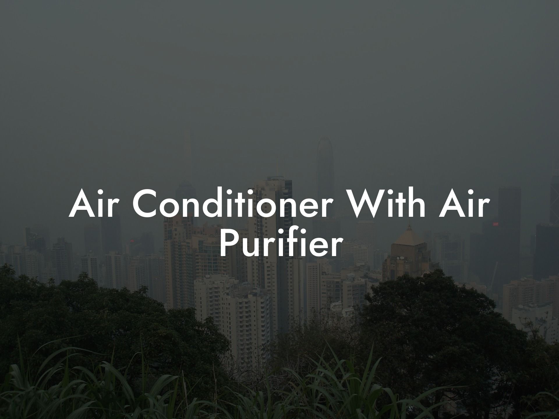 Air Conditioner With Air Purifier