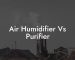 Air Humidifier Vs Purifier