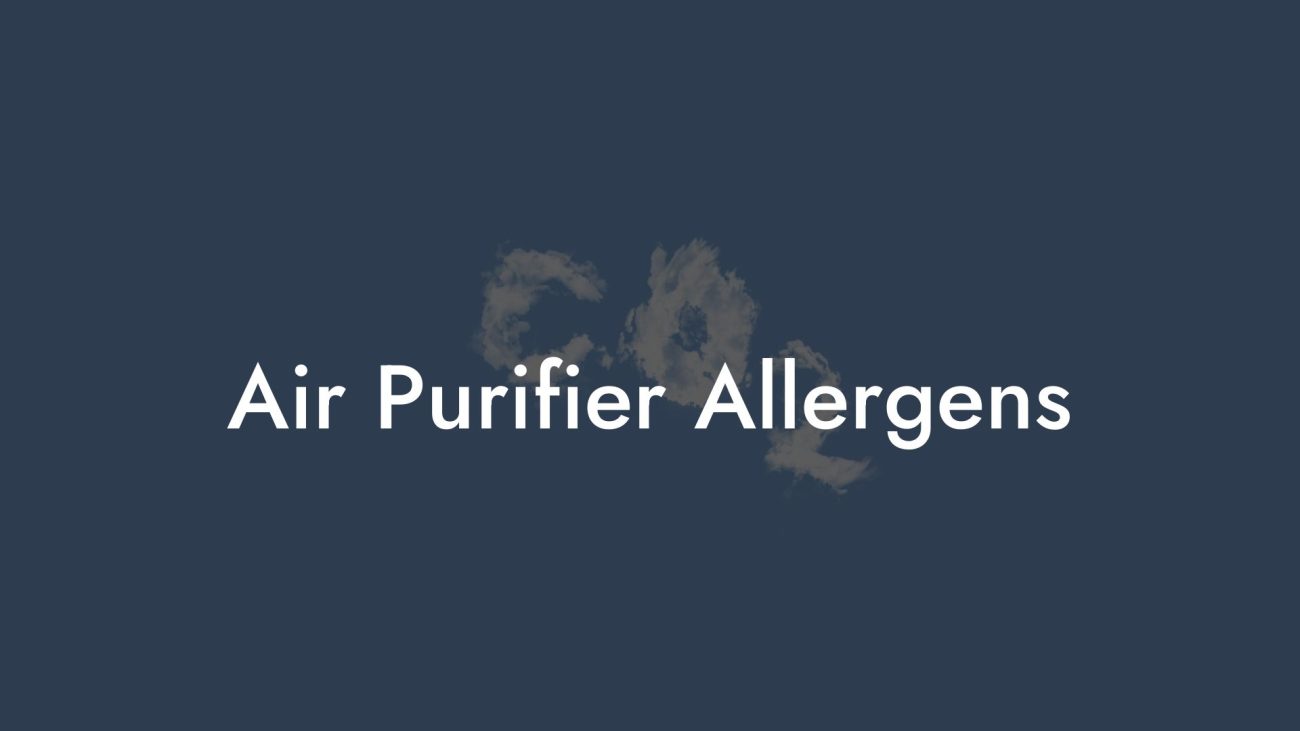 Air Purifier Allergens