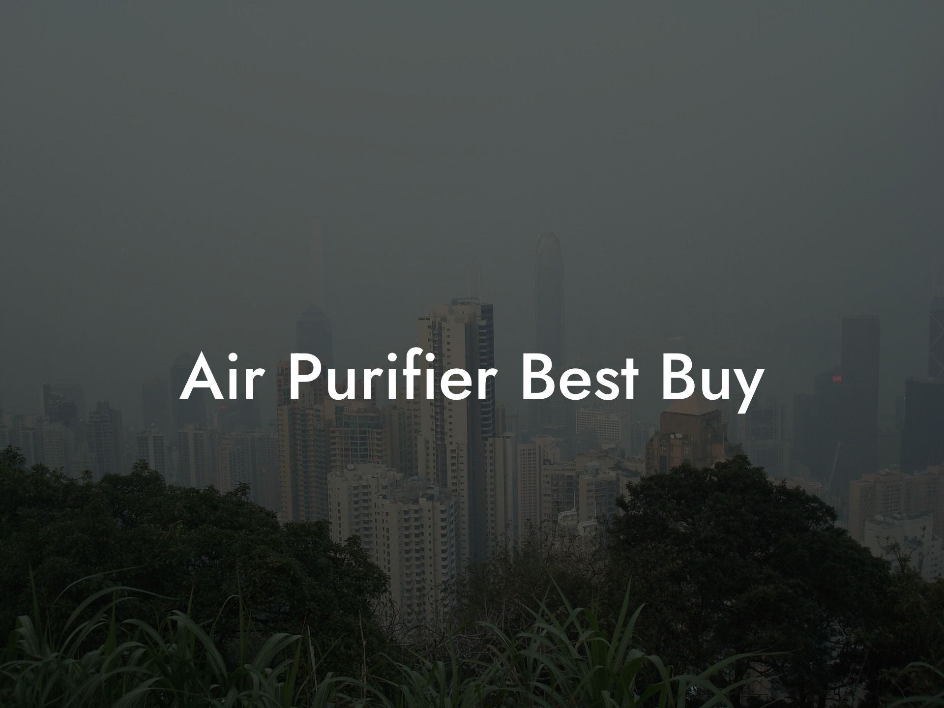 Air Purifier Best Buy