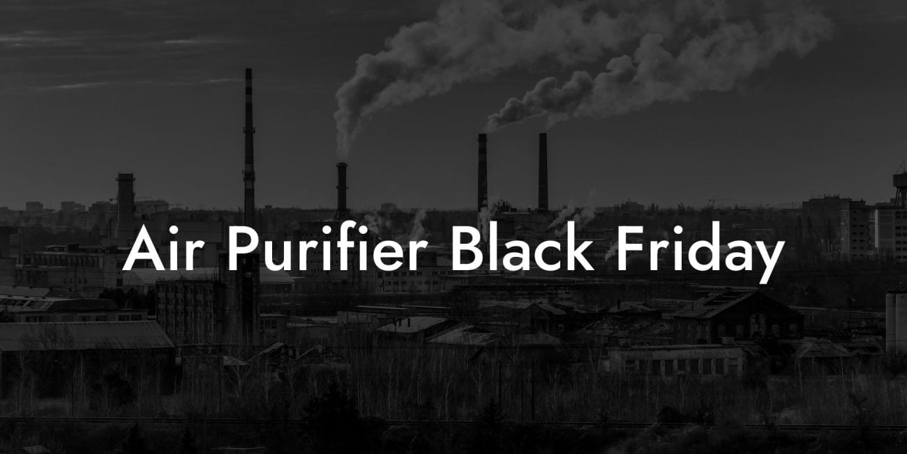 Air Purifier Black Friday