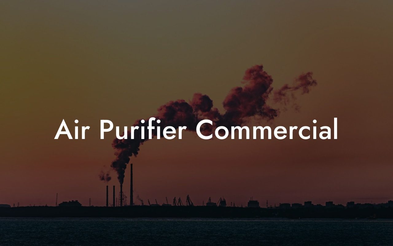 Air Purifier Commercial