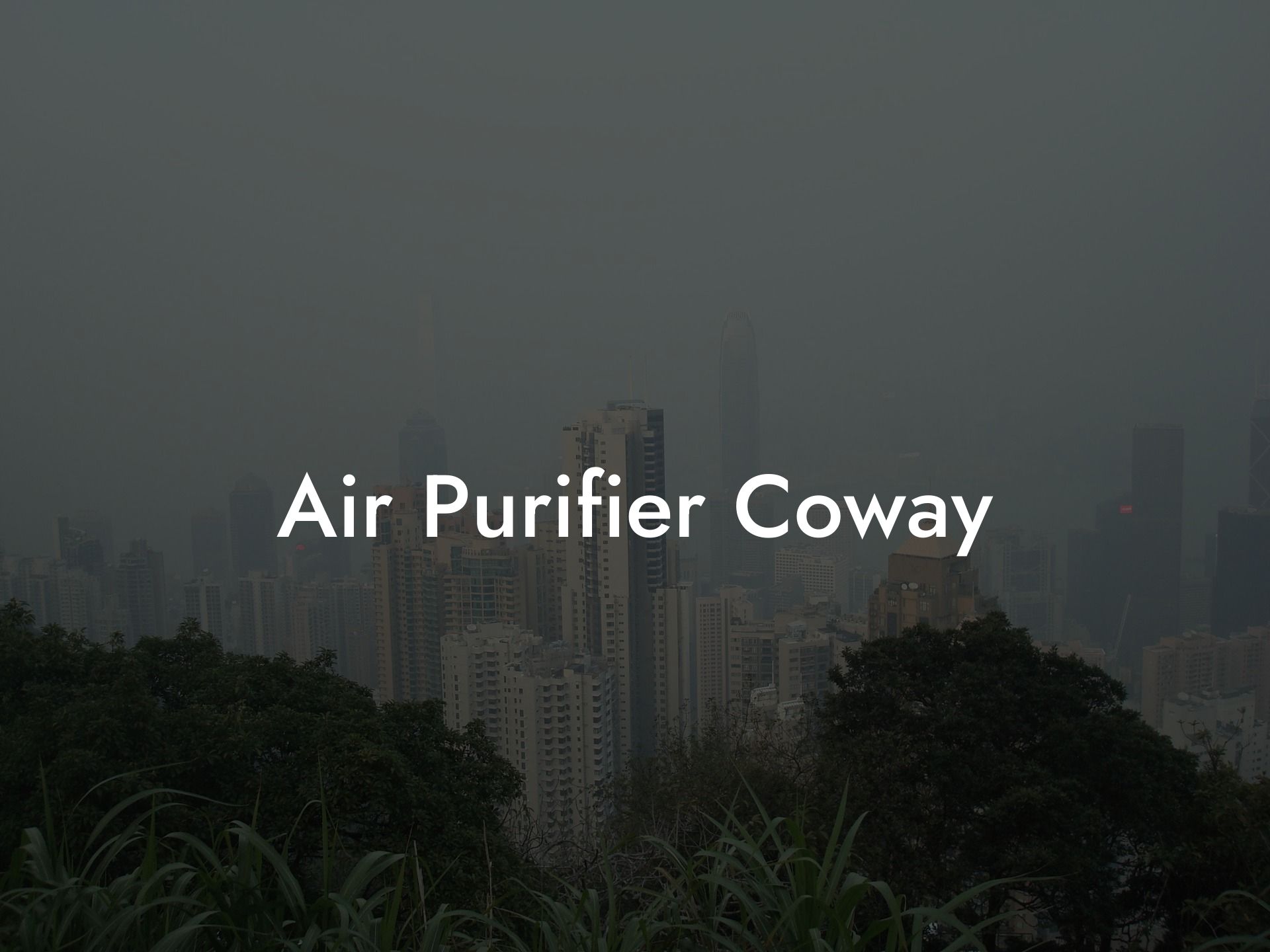 Air Purifier Coway