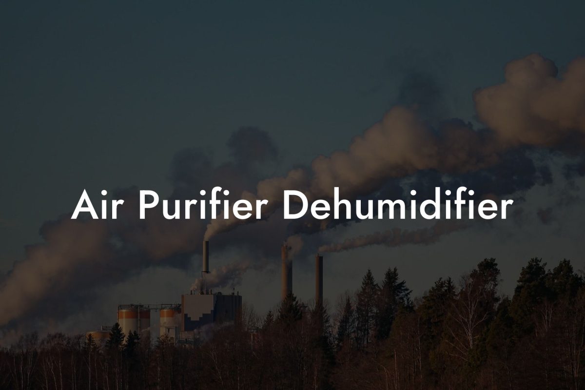 Air Purifier Dehumidifier