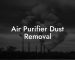 Air Purifier Dust Removal