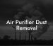 Air Purifier Dust Removal