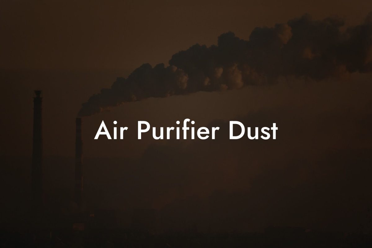 Air Purifier Dust