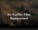 Air Purifier Filter Replacement