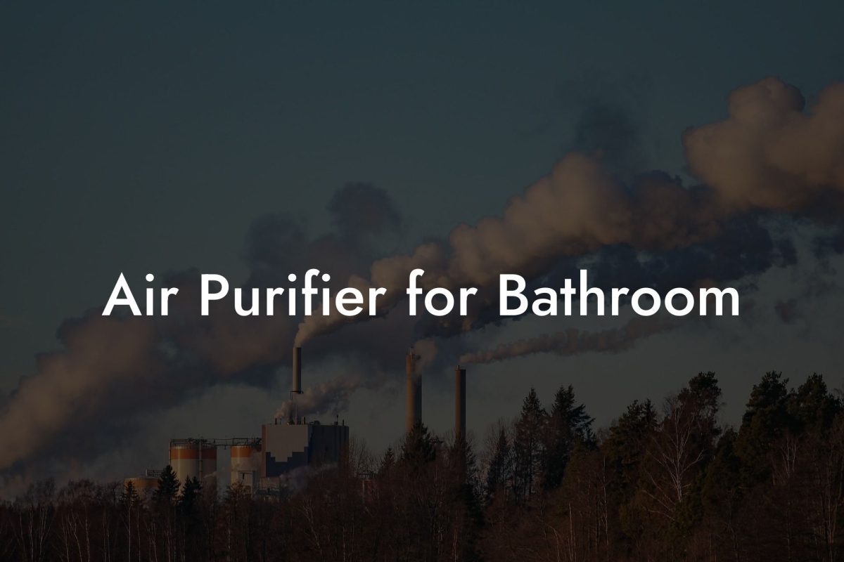 Air Purifier for Bathroom