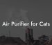 Air Purifier for Cats