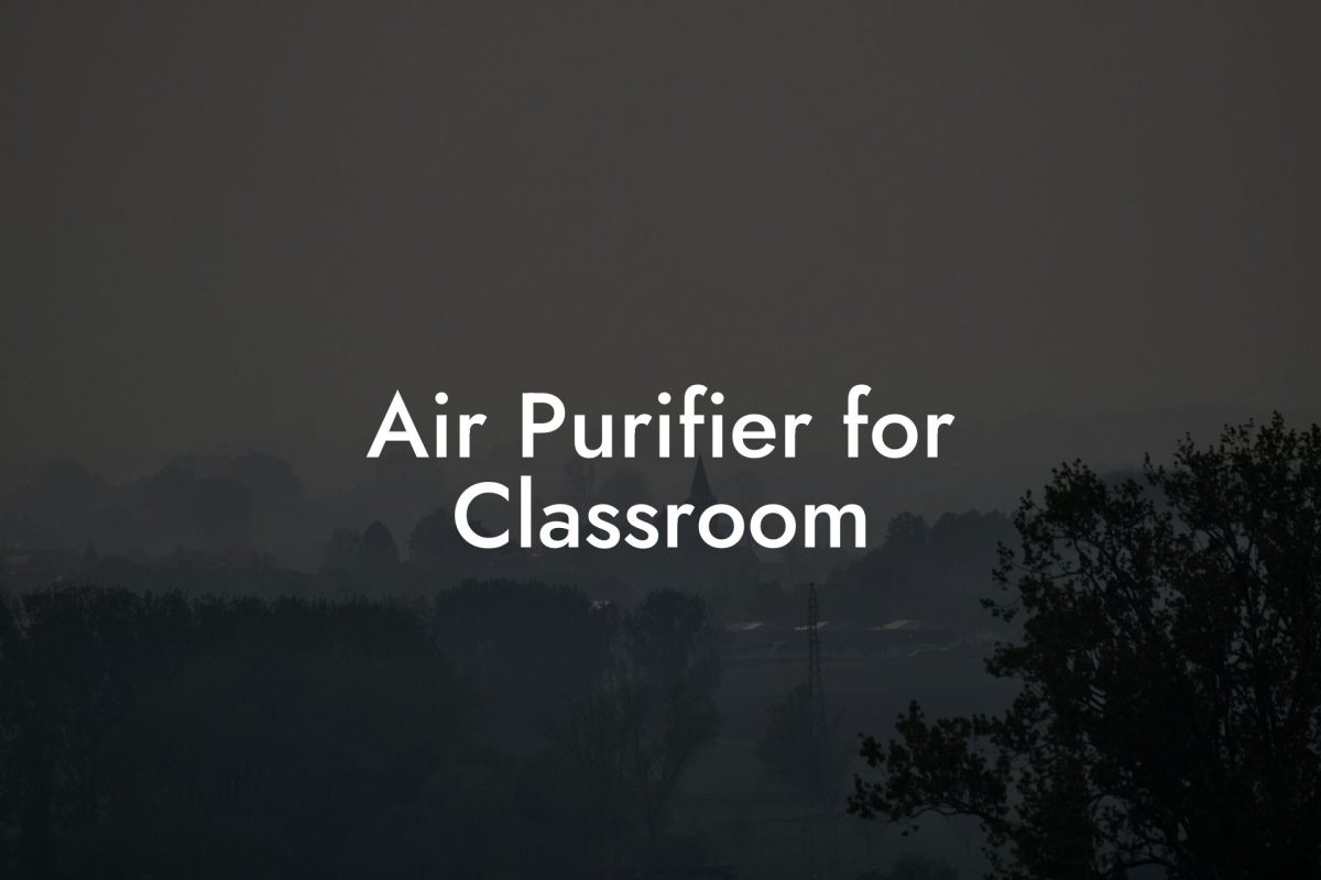 Air Purifier for Classroom