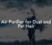 Air Purifier for Dust and Pet Hair