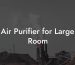 Air Purifier for Large Room