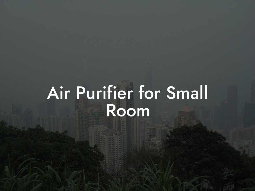 Air Purifier for Small Room