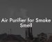 Air Purifier for Smoke Smell