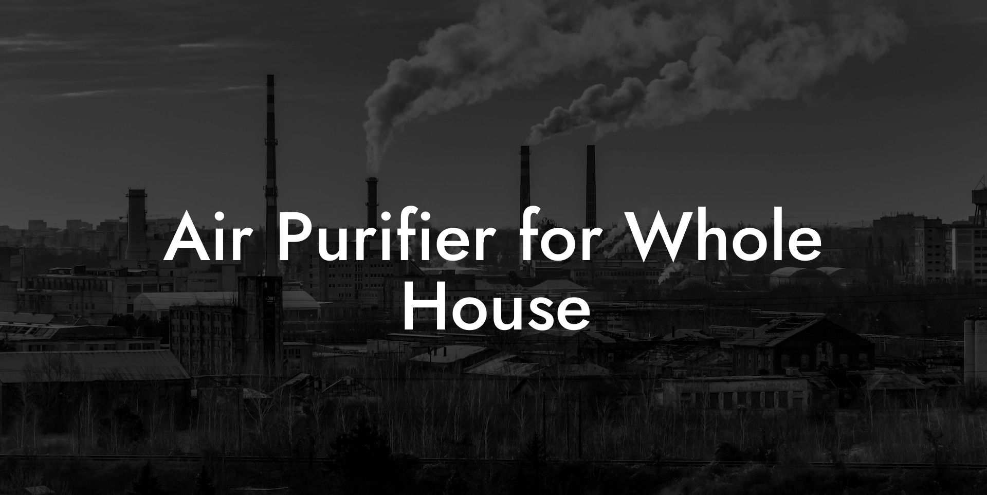 Air Purifier for Whole House