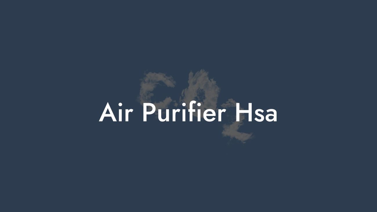 Air Purifier Hsa