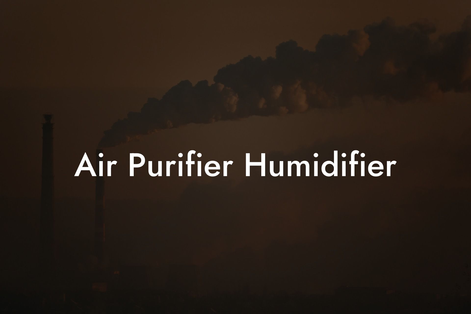 Air Purifier Humidifier