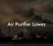 Air Purifier Lowes