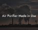 Air Purifier Made in Usa