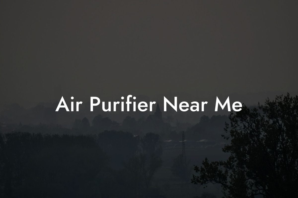 Air Purifier Near Me