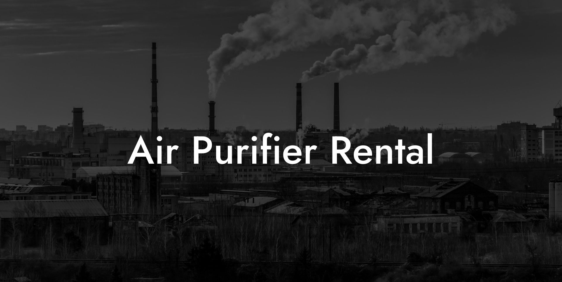 Air Purifier Rental