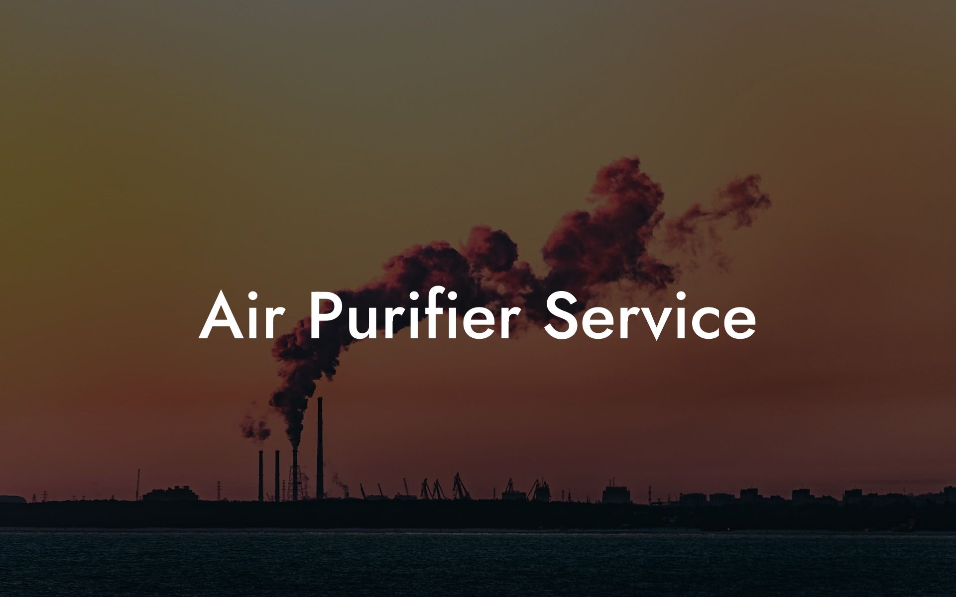 Air Purifier Service