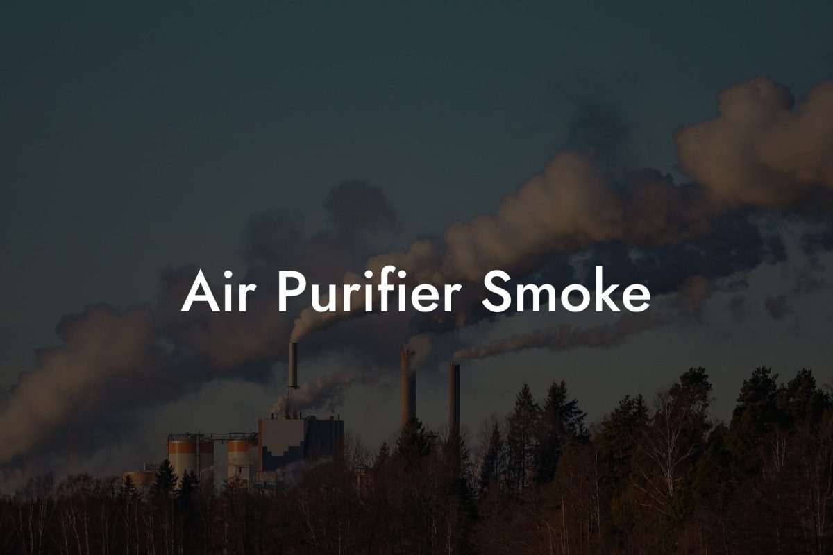 Air Purifier Smoke