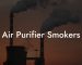 Air Purifier Smokers