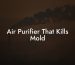 Air Purifier That Kills Mold