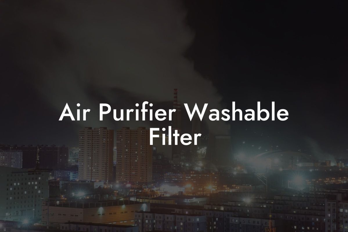 Air Purifier Washable Filter