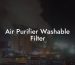 Air Purifier Washable Filter