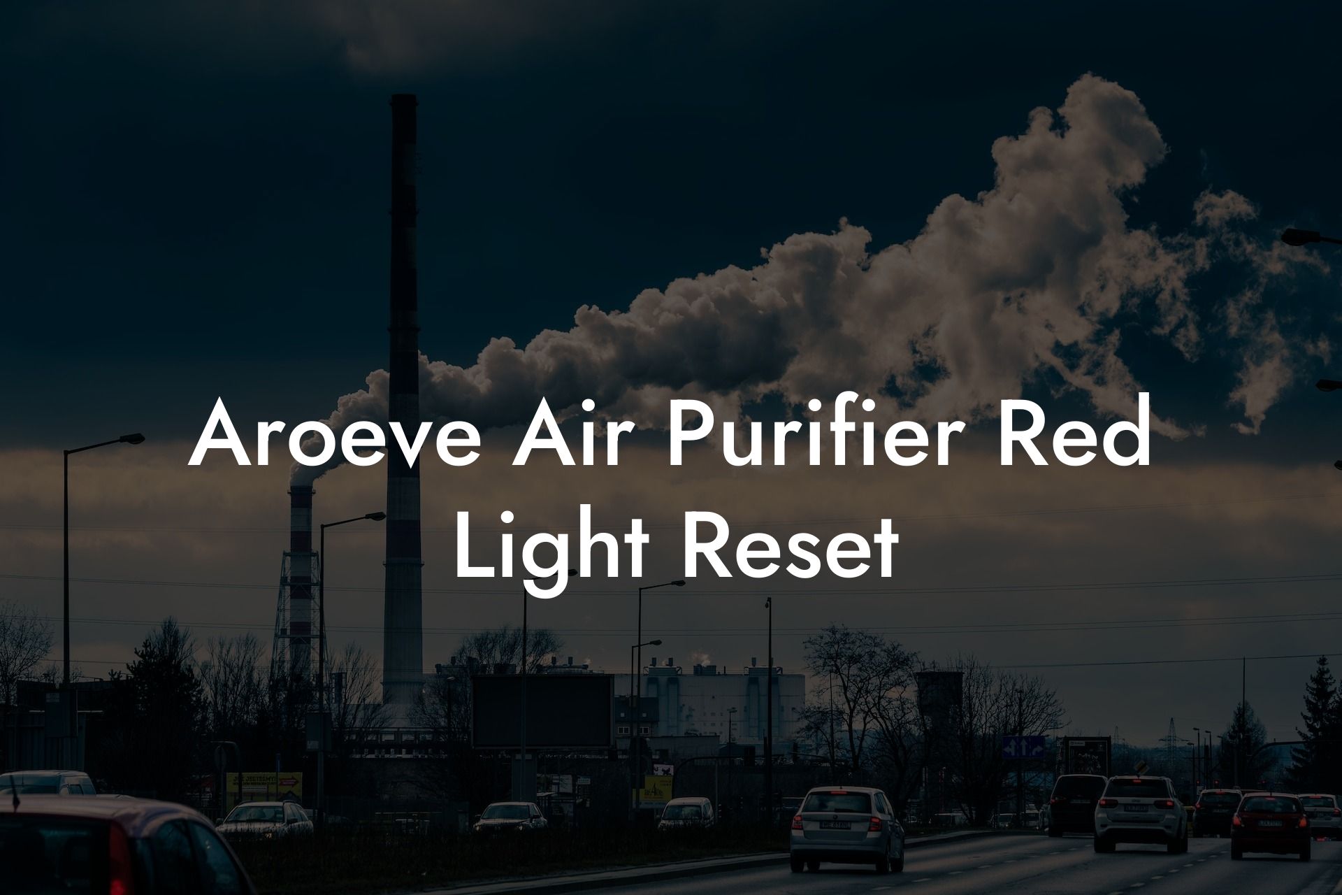 Aroeve Air Purifier Red Light Reset