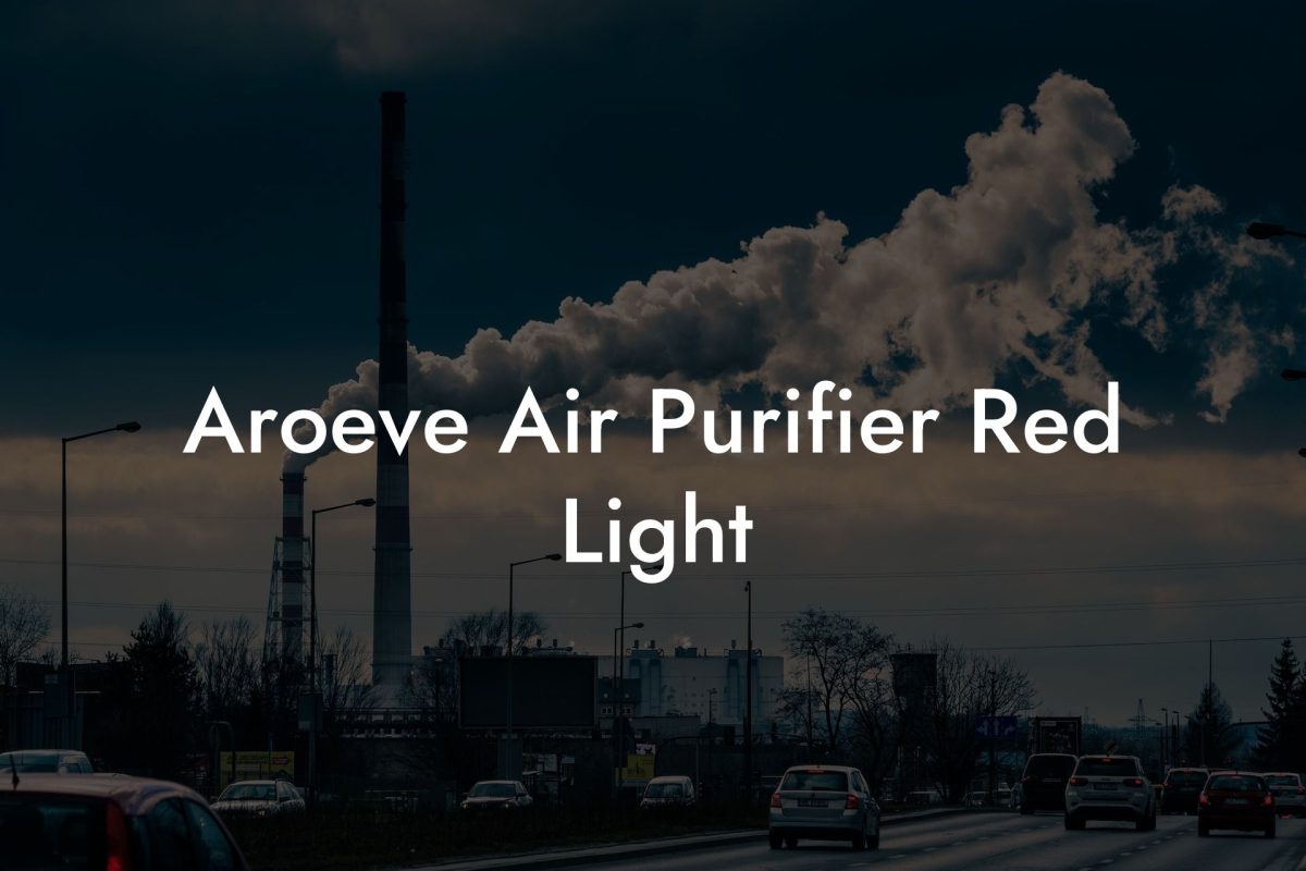 Aroeve Air Purifier Red Light