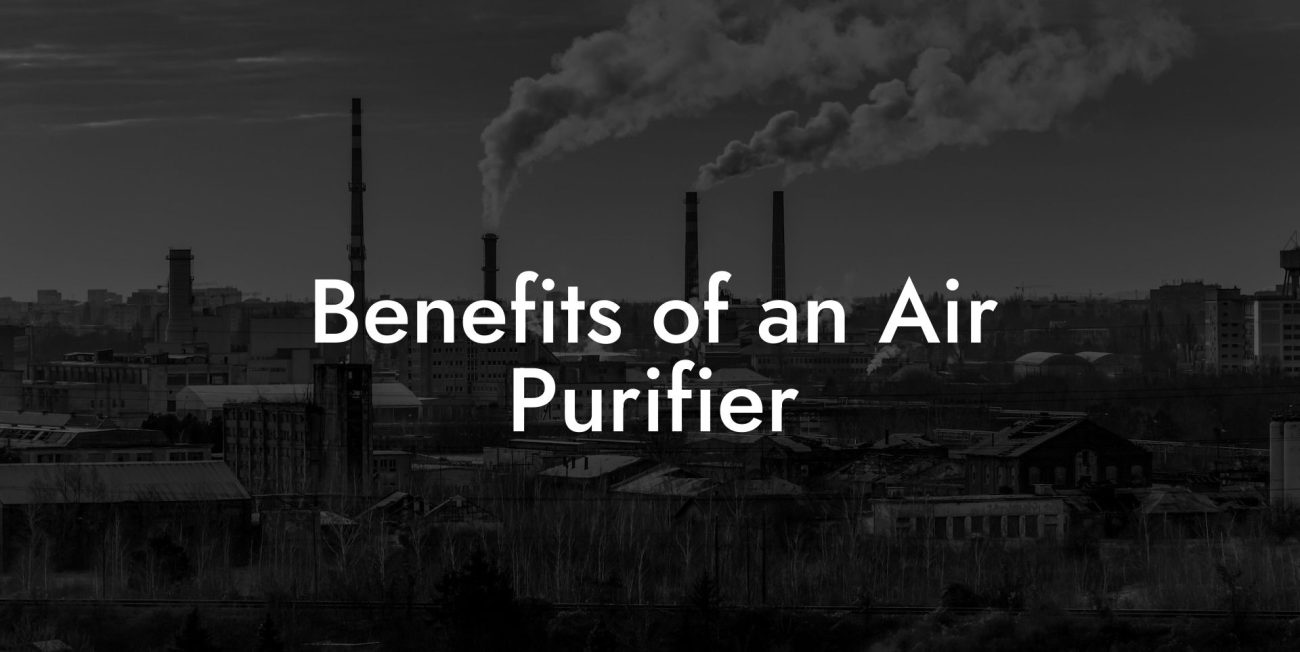 Benefits of an Air Purifier