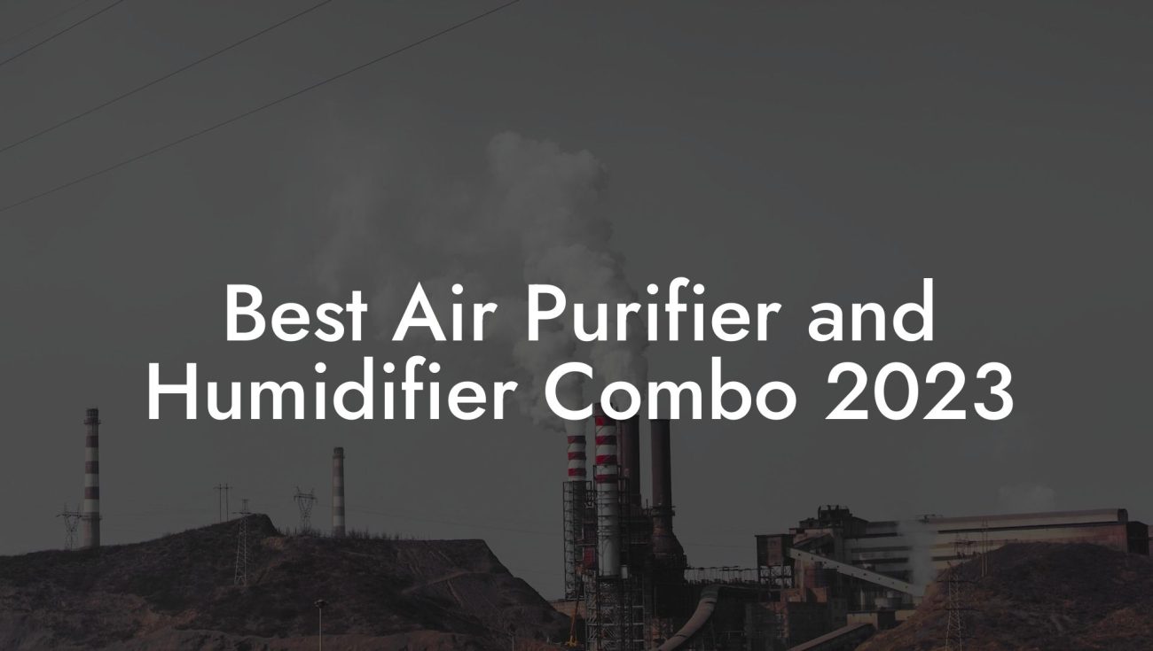 Best Air Purifier and Humidifier Combo 2023