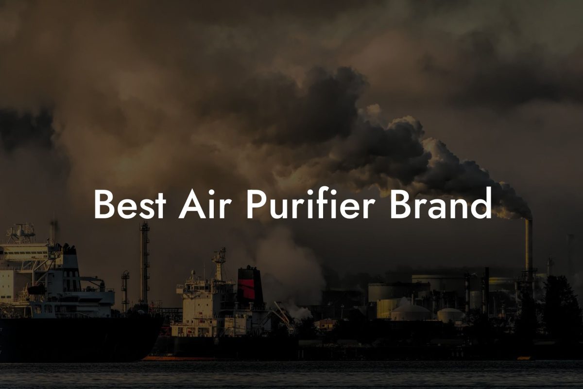 Best Air Purifier Brand