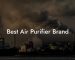 Best Air Purifier Brand