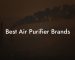 Best Air Purifier Brands