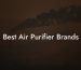 Best Air Purifier Brands