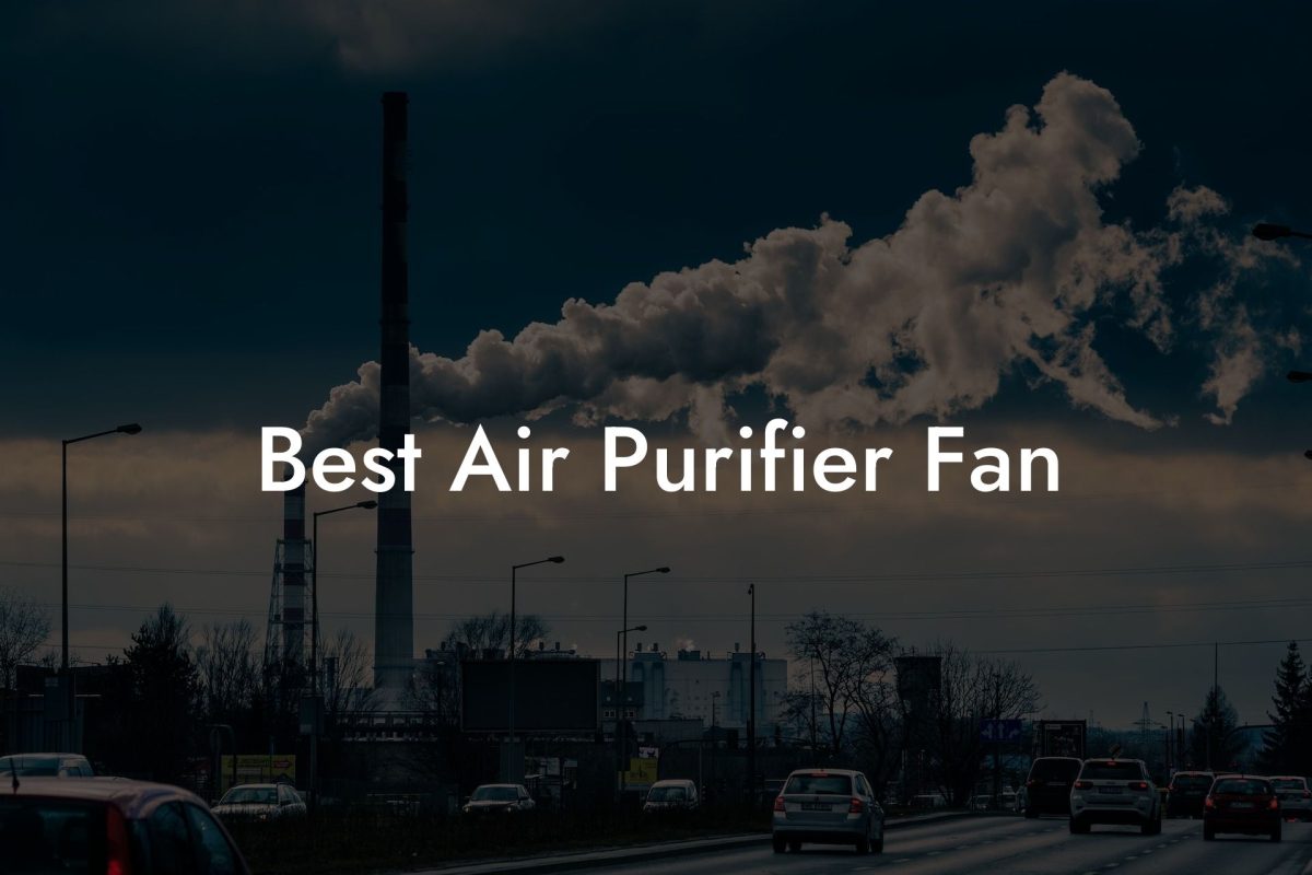 Best Air Purifier Fan