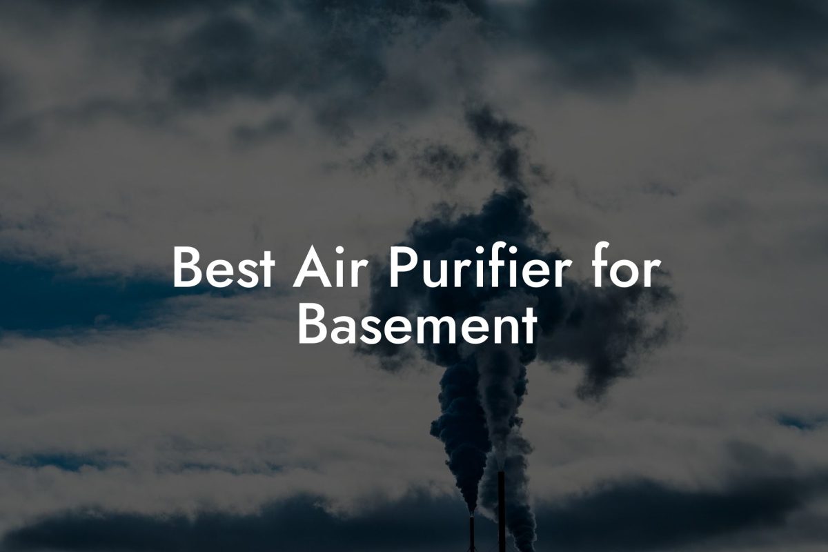 Best Air Purifier for Basement