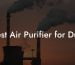 Best Air Purifier for Dust