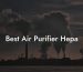 Best Air Purifier Hepa