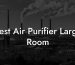 Best Air Purifier Large Room