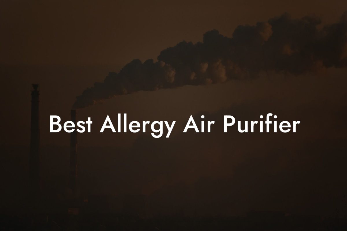 Best Allergy Air Purifier